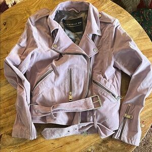 Bagatelle NYC Women's Lavender Leather Jacket